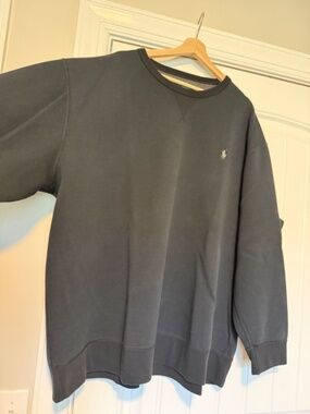Polo Ralph Lauren Performance Crewneck Sweatshirt Men’s 3XB Black Pony Logo